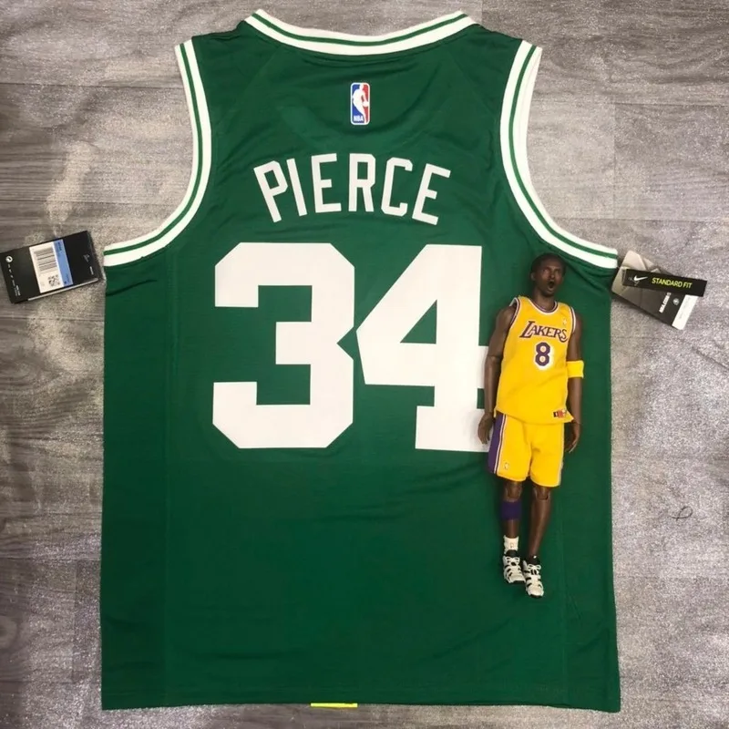 NBA Boston Celtics Basketball Jersey Retro Green #34 PIERCE