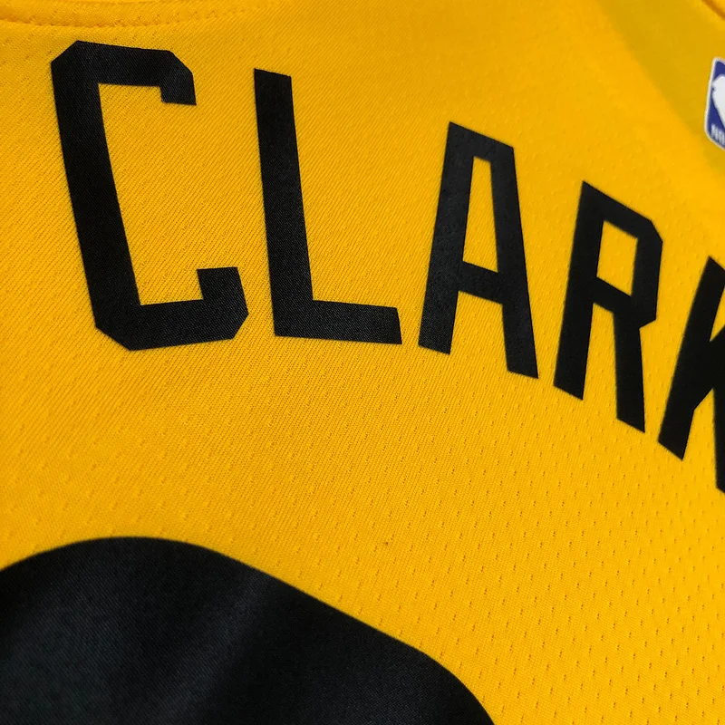 2023 Utah Jazz Basketball Jersey Aawy Yellow #00 CLARKSON