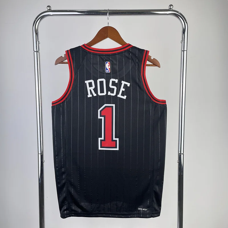 2023 Season NBA Chicago Bulls Basketball jersey Flyer limited #1 ROSE