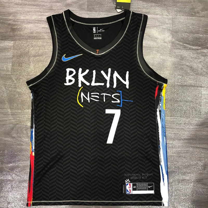 2021 Season Brooklyn Nets Basketball jersey city version Graffiti model #7 DURANT