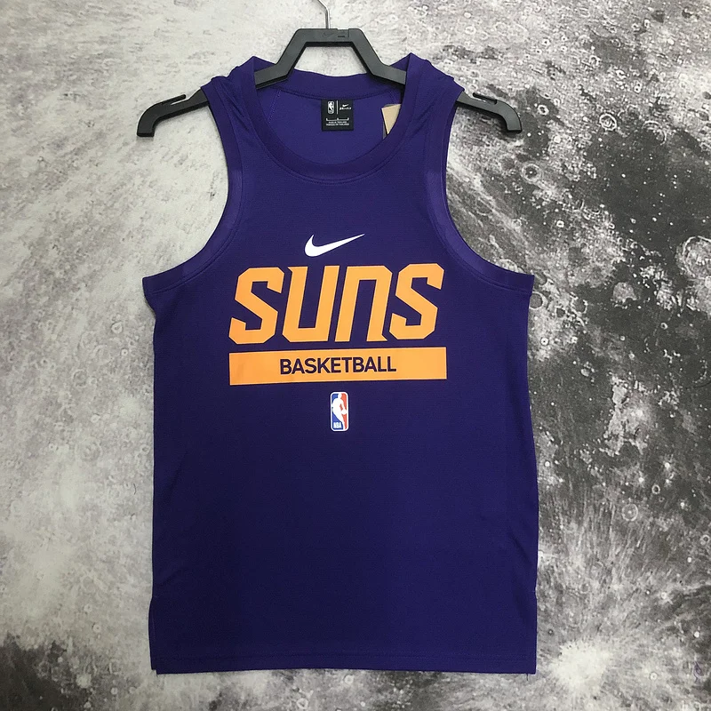 2023 Season NBA Phoenix Suns Basketball jersey Purple training vest