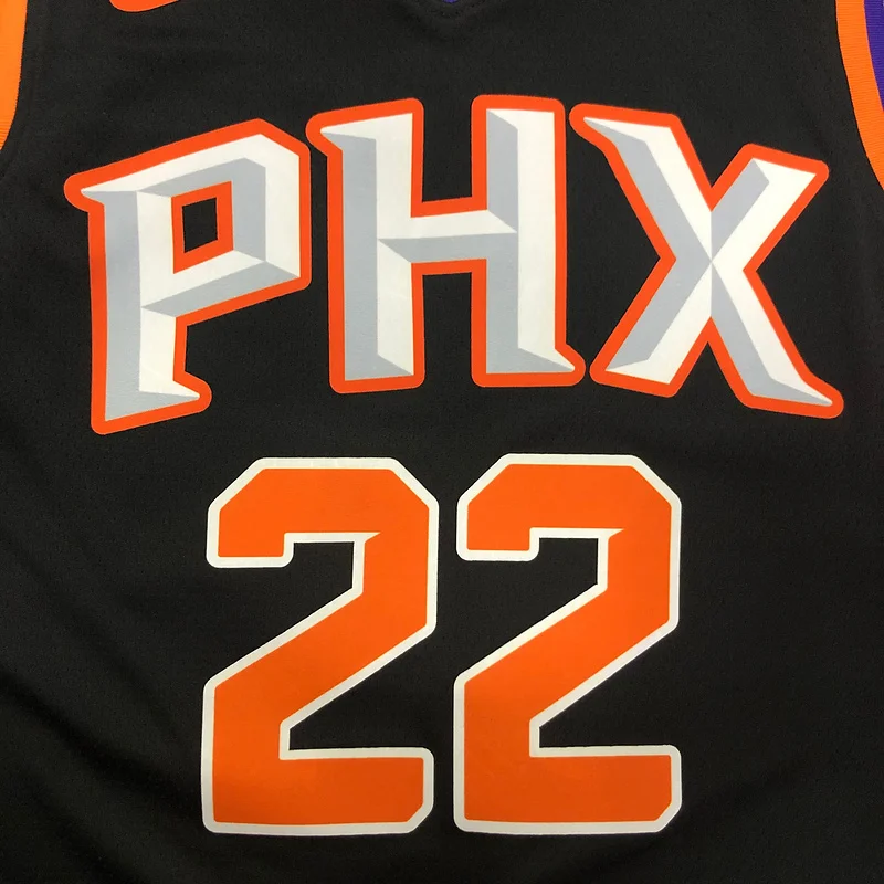 NBA Phoenix Suns Basketball jersey Black #22 AYTON