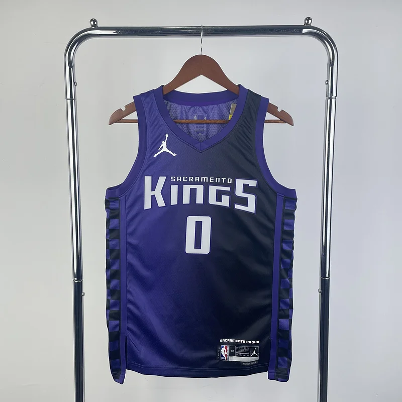 2024 Sacramento Kings Basketball Jersey trapeze limited #0 MONK