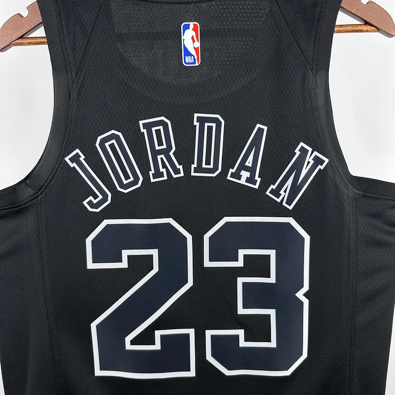 NBA Chicago Bulls Basketball jersey black Honor version #23 Jordan