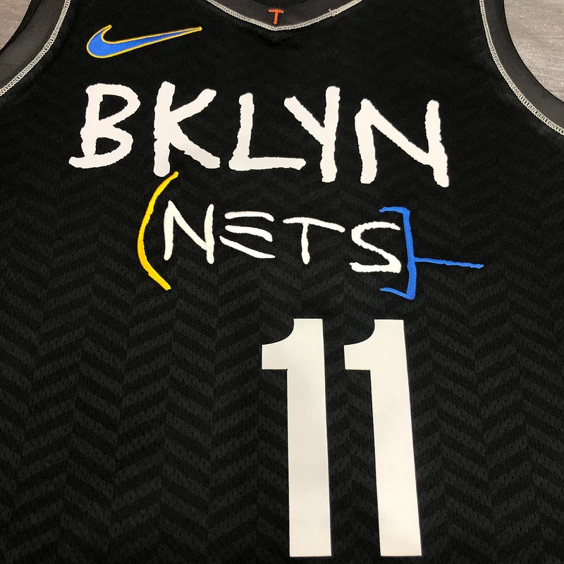 2021 Season Brooklyn Nets Basketball jersey city version Graffiti model #11 IRVING