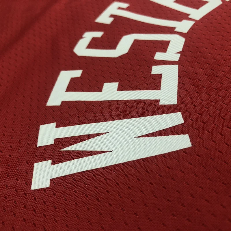 Houston Rockets Basketball Jersey Retro 红 #0 WESTBROOK