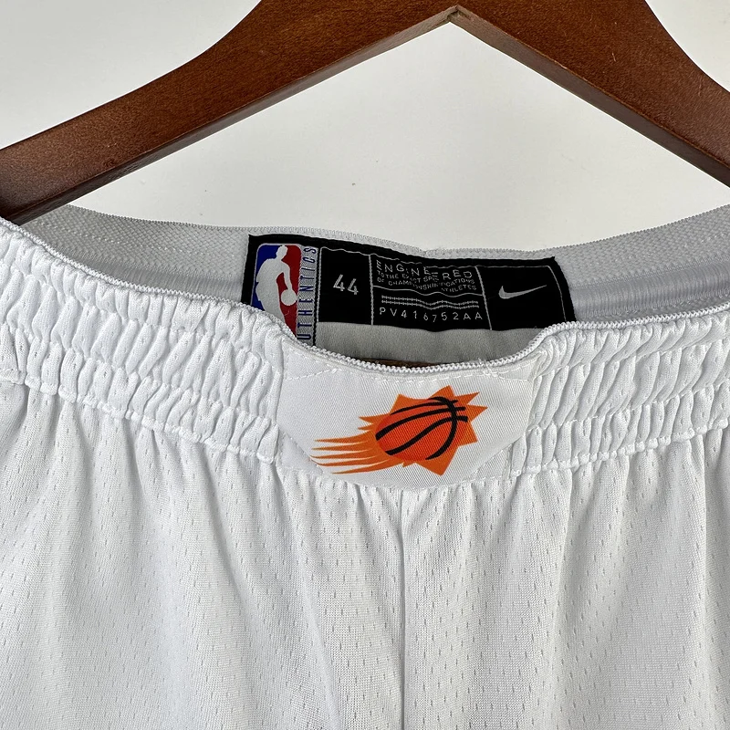 2024 Season NBA Phoenix Suns Basketball Home White Shorts