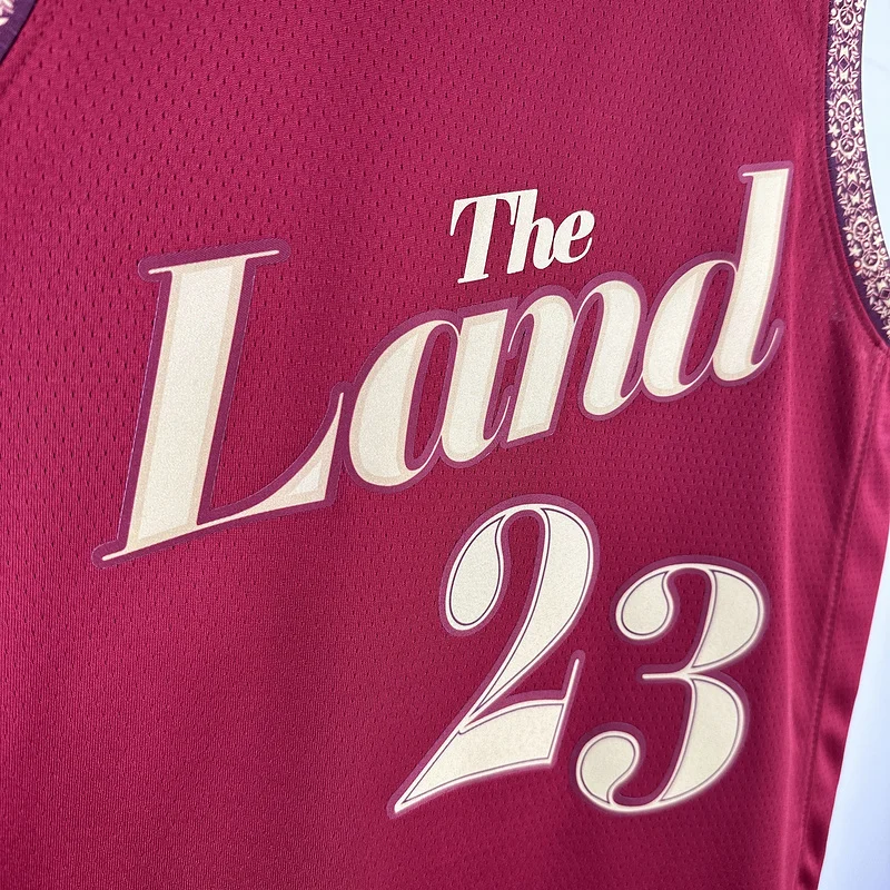 2024 Cleveland Cavaliers Basketball Jersey city version #23 JAMES