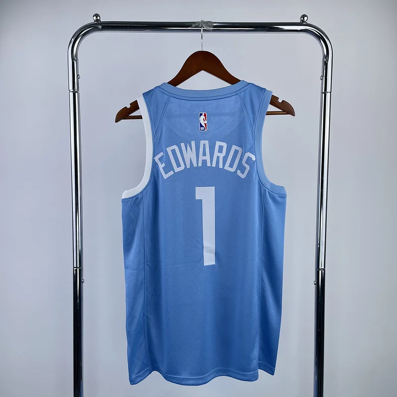 Minnesota Timberwolves Basketball Jersey #1 EDWARDS