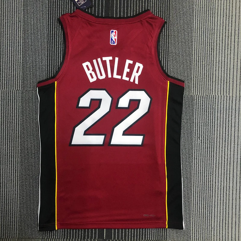 75th anniversary NBA Miami Heat basketball jersey trapeze limited #22 BUTLER