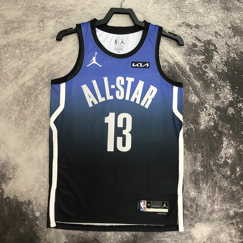 2023 Season  NBA Los Angeles Clippers Basketball jersey   All-Star    Blue  #13   GEORGE