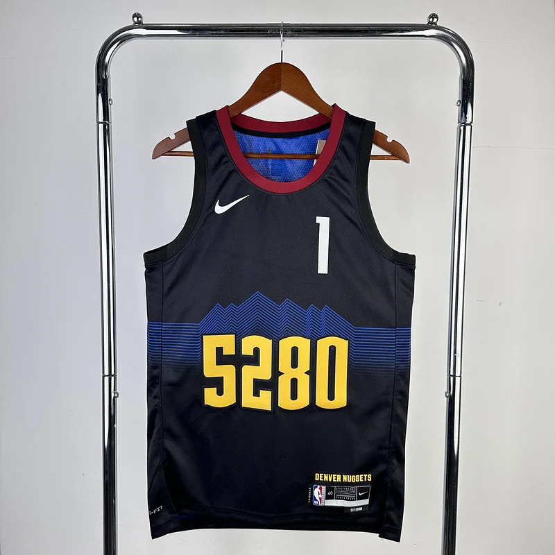 2024 Season NBA Denver Nuggets Basketball jersey city version #1 PORTER JR