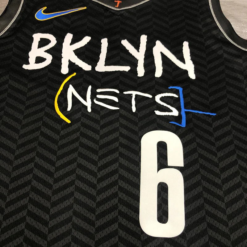 2021 Season Brooklyn Nets Basketball jersey city version Graffiti model #9 Jerome Jordan