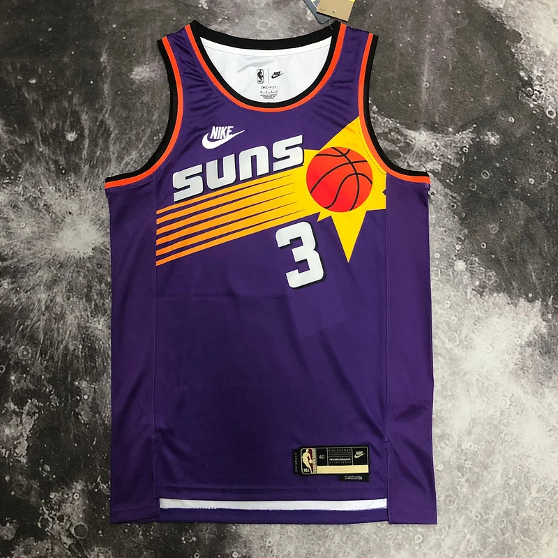 2023 Season NBA Phoenix Suns Basketball jersey Retro #3 PAUL