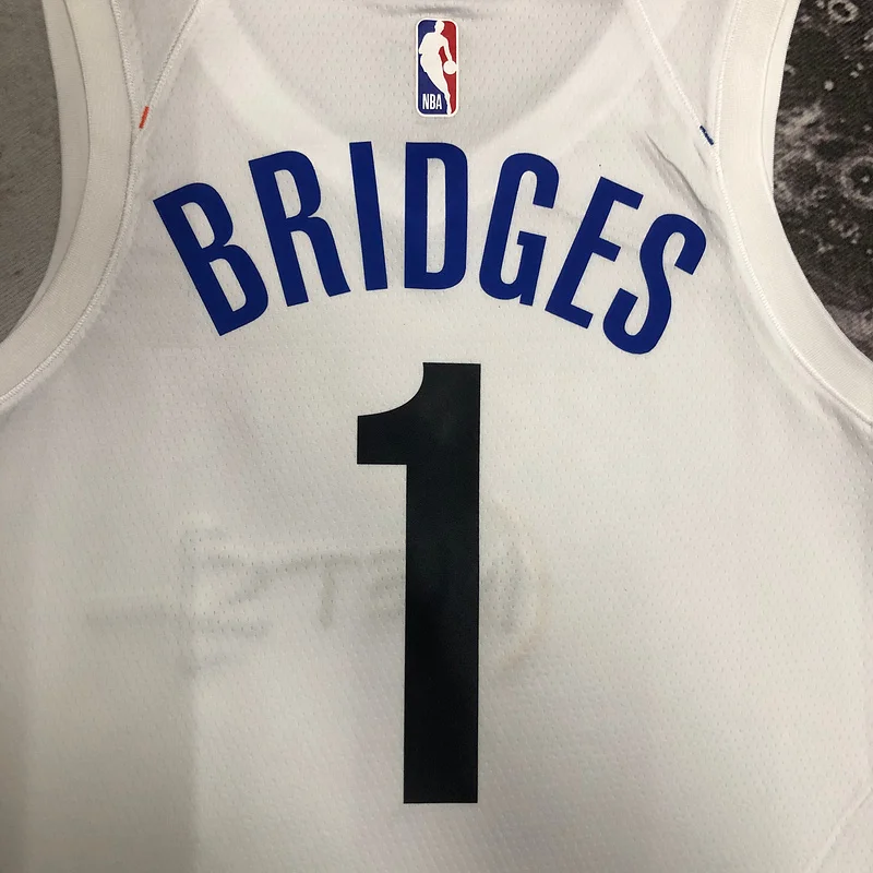 2023 Season Brooklyn Nets Basketball jersey city version #1 BRIDGES