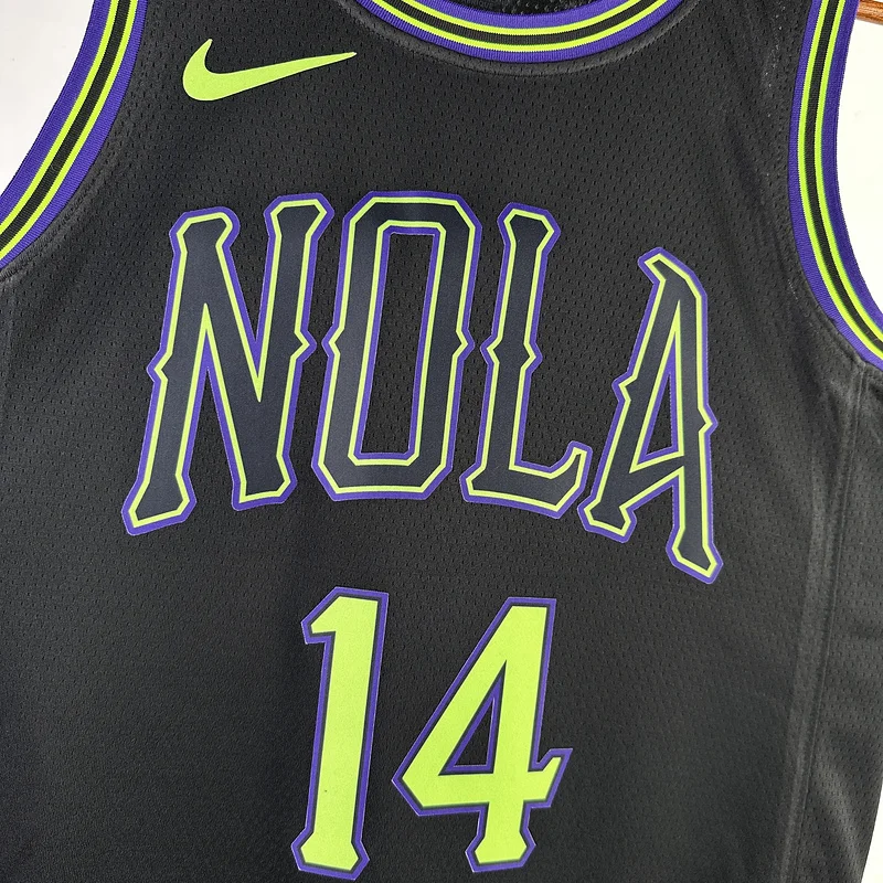 2024  New Orleans Pelicans Basketball jersey   city version  #14  INGRAM