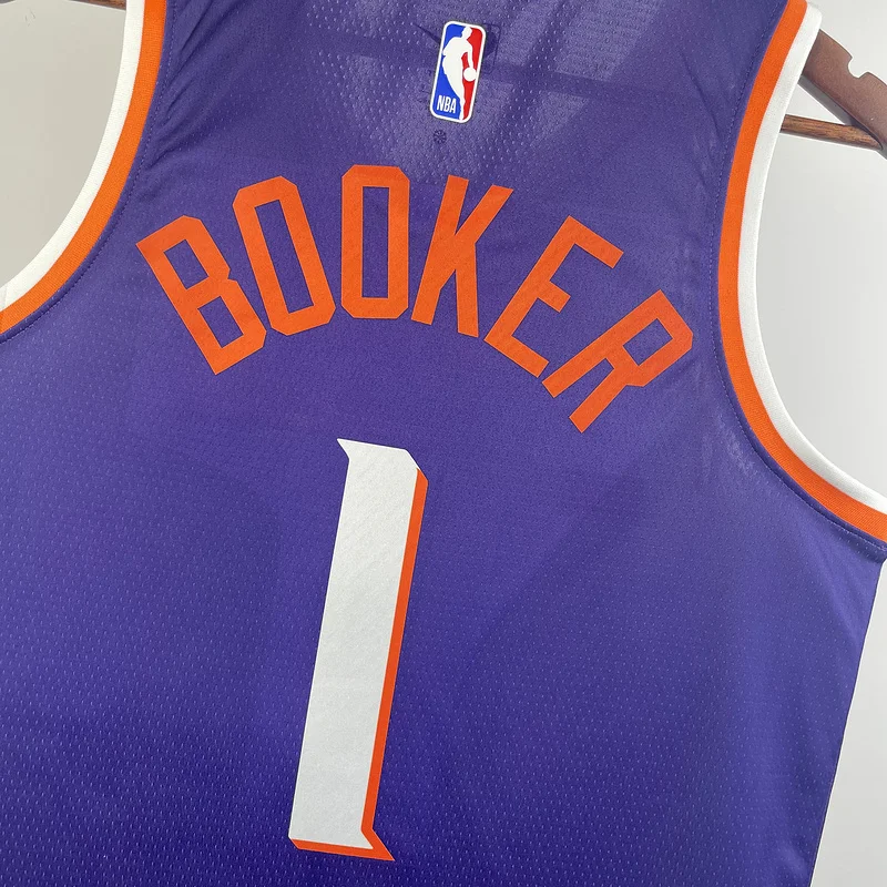 2024 Season NBA Phoenix Suns Basketball jersey Aawy Purple #1 BOOKER