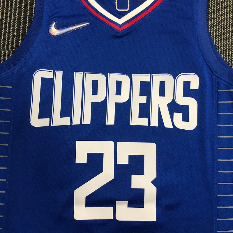 75th anniversary  NBA Los Angeles Clippers Basketball jersey   Blue  #23   WILLIAMS