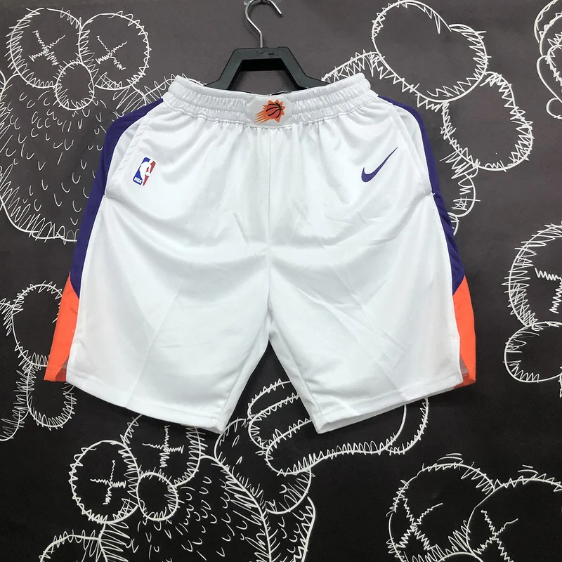 NBA Phoenix Suns Basketball White Shorts