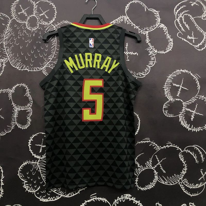 NBA Atlanta Hawks Basketball Jersey black #5 MURRAY