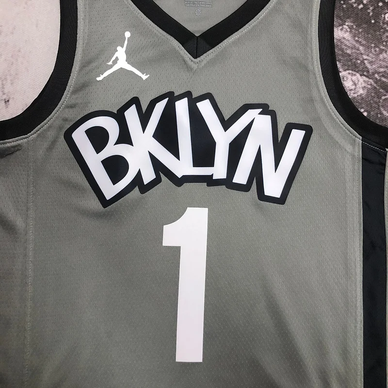 Brooklyn Nets Basketball jersey Flyer style limited #1 BRIDGES