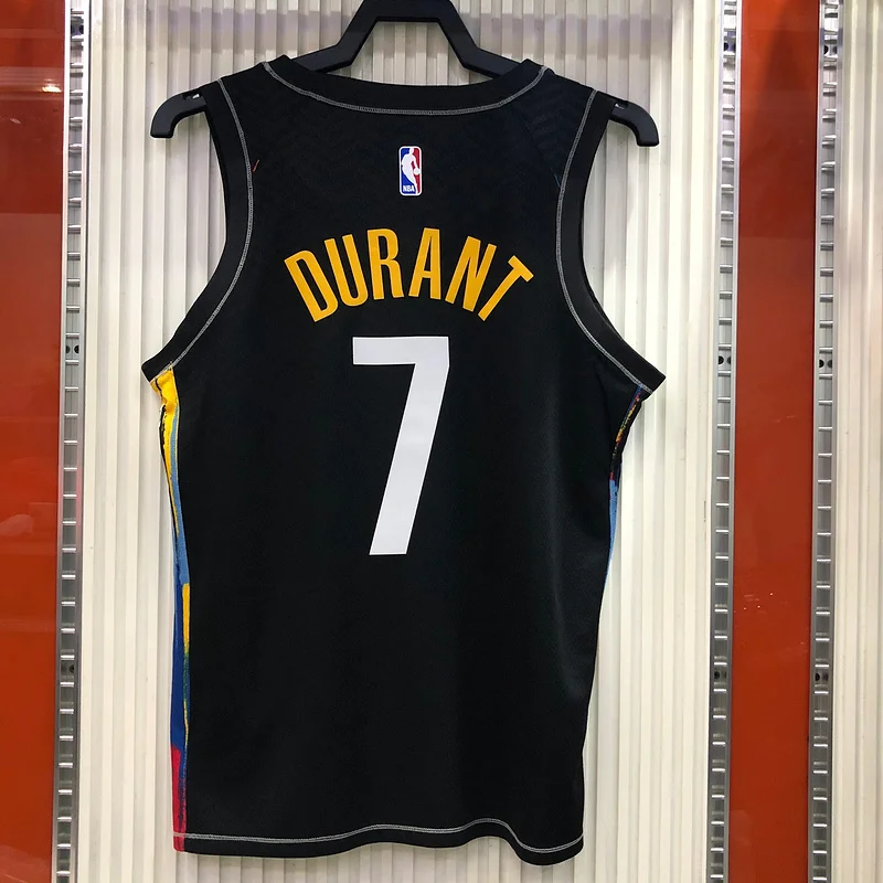 2021 Season Brooklyn Nets Basketball jersey city version Graffiti model #7 DURANT