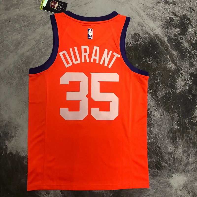 NBA Phoenix Suns Basketball jersey trapeze limited Orange #35 DURANT