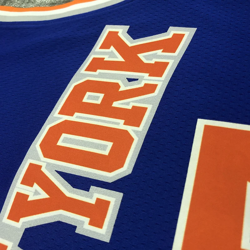 New York Knicks Basketball Jersey Blue #17 LIN