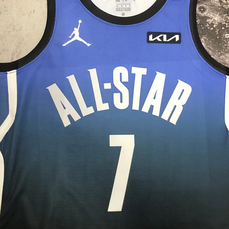 2023 Season NBA Boston Celtics Basketball Jersey All-Star Blue #7 BROWN