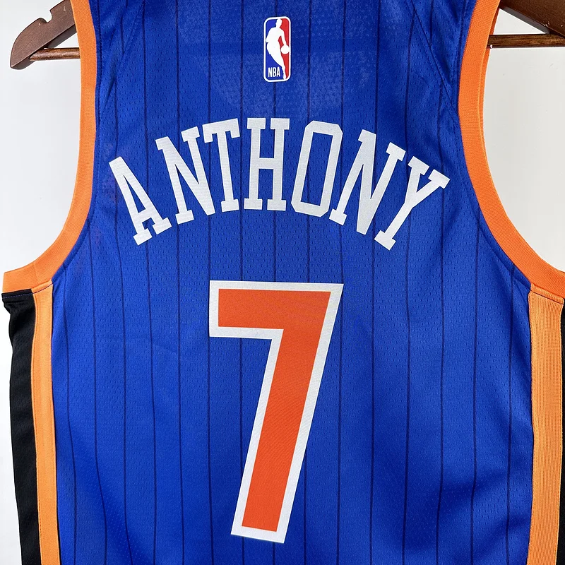 2024 New York Knicks Basketball Jersey city version #7 ANTHONY