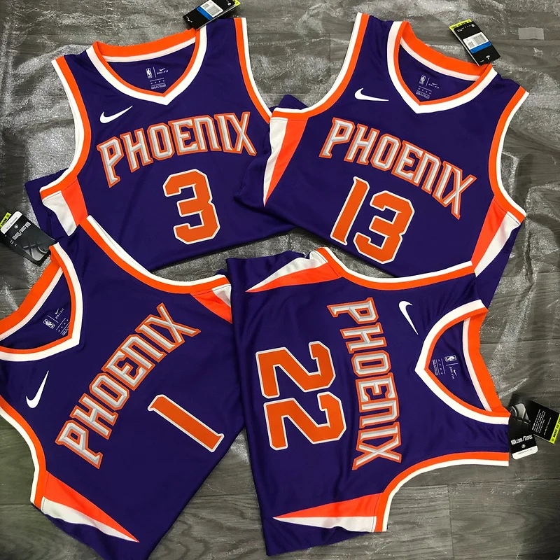 NBA Phoenix Suns Basketball jersey Purple #13 NASH