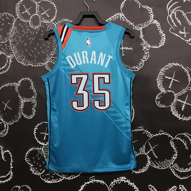 2019 NBA Oklahoma City Thunder Basketball Jersey city version #35 DURANT