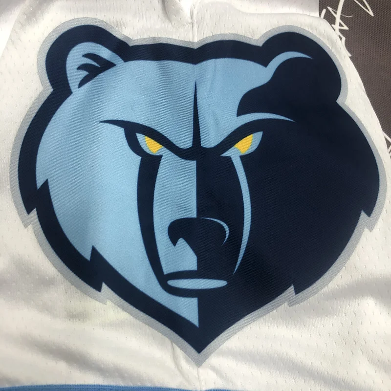 NBA Memphis Grizzlies Basketball White Shorts