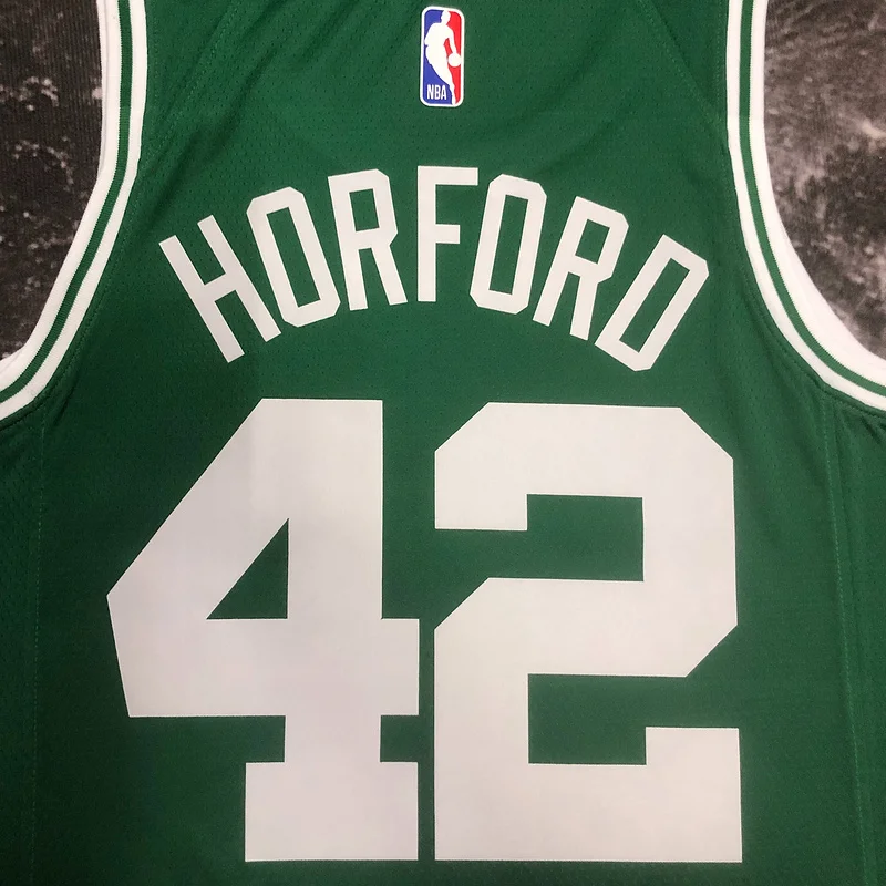 2023 Season NBA Boston Celtics Basketball Jersey Green #42 HORFORD