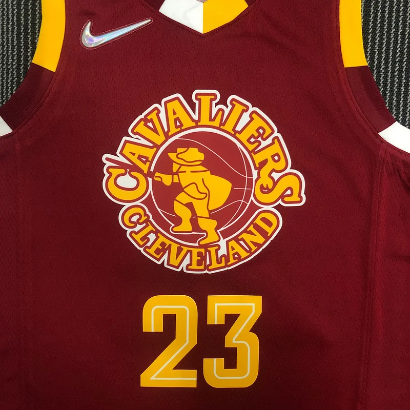 2022 Cleveland Cavaliers Basketball Jersey city version #23 JAMES