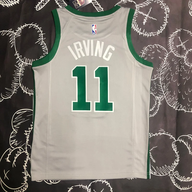 NBA Boston Celtics Basketball Jersey Gray #11 IRVING