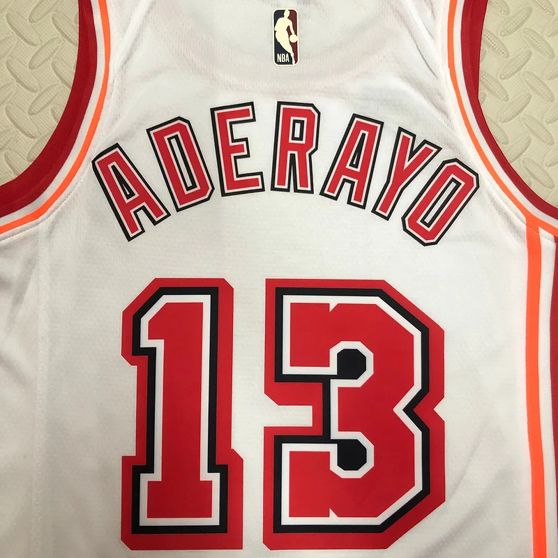 2023 SeasonNBA Miami Heat basketball jersey Retro #13 ADEBAYO