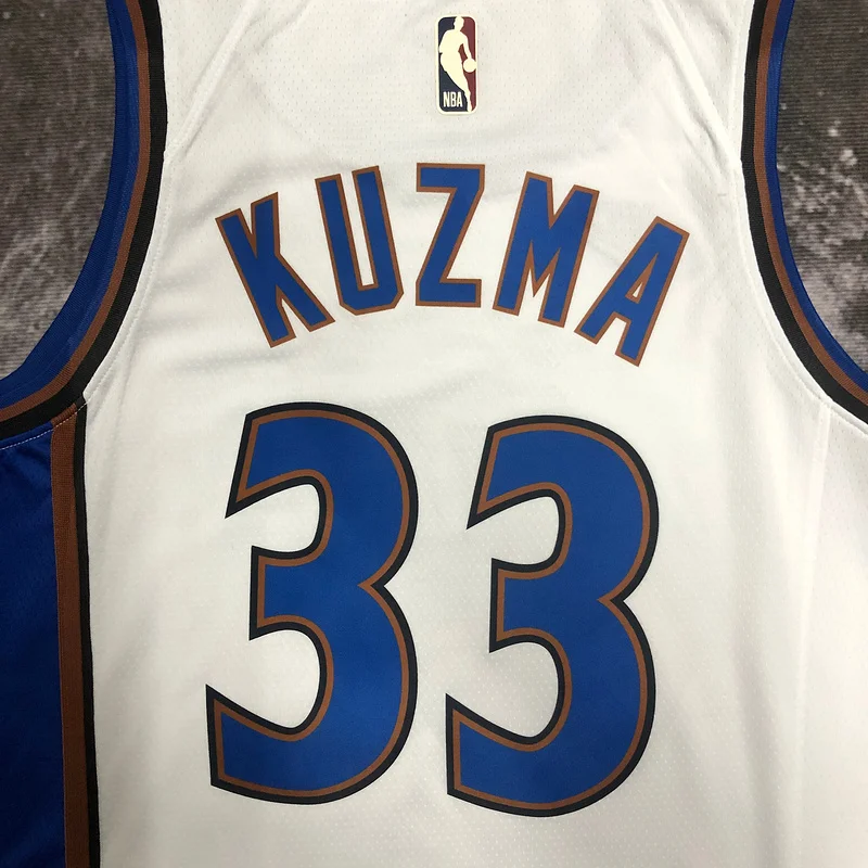 2023 Washington Wizards Basketball Jersey Retro #33 KUZMA