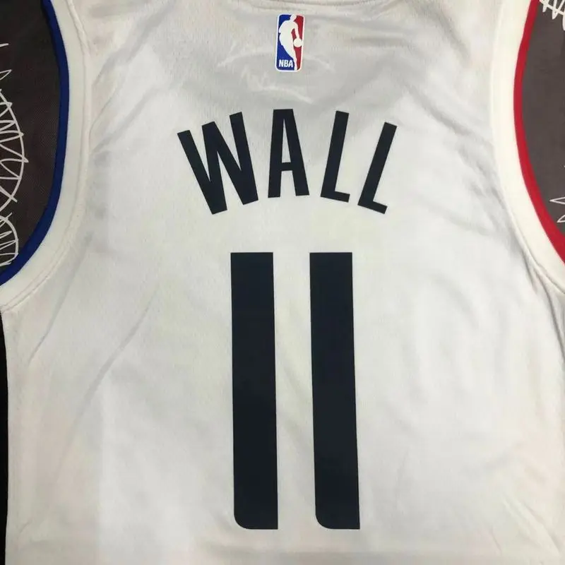 NBA Los Angeles Clippers Basketball jersey   Latin  White   #11   WALL