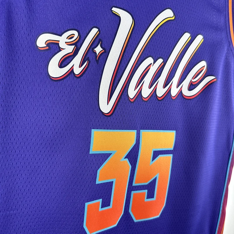 2024 Season NBA Phoenix Suns Basketball jersey city version #35 DURANT