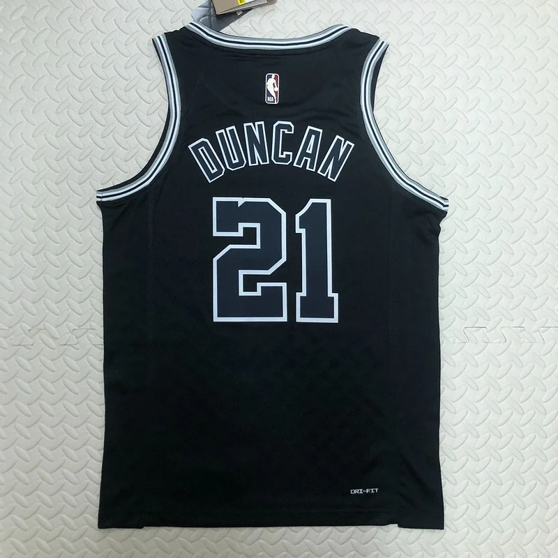 2023 San Antonio Spurs Basketball Jersey Retro #21 DUNCAN