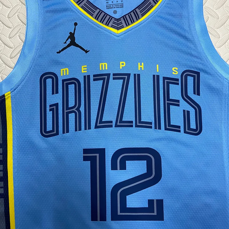 2023 Season NBA Memphis Grizzlies Basketball Jersey trapeze limited