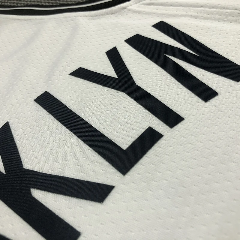 75th anniversary Brooklyn Nets Basketball jersey White #11 IRVING