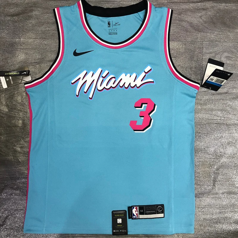 NBA Miami Heat basketball jersey round neck #3 WADE