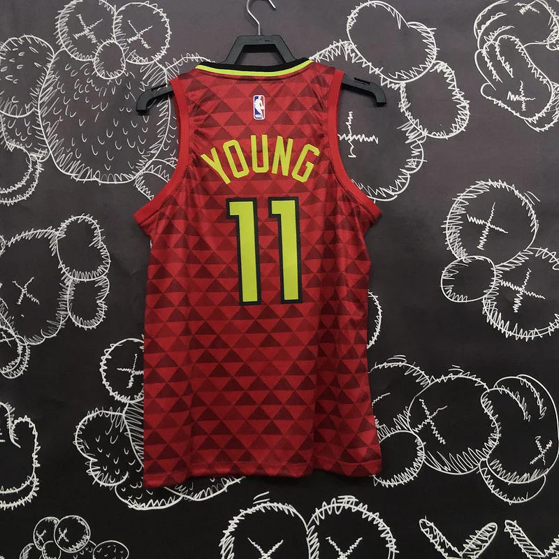 NBA Atlanta Hawks Basketball Jersey red #11 YOUNG