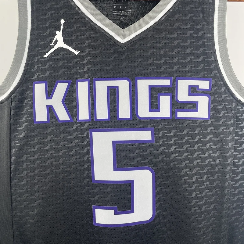 2023 Sacramento Kings Basketball Jersey trapeze limited #5 FOX