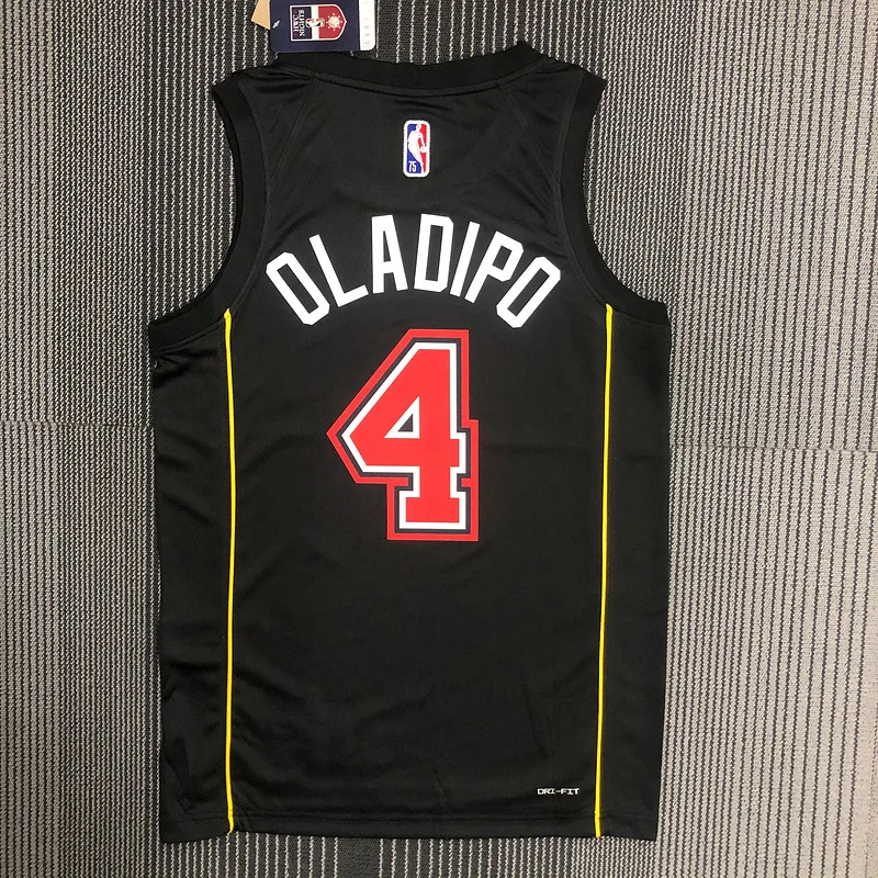 2022 Season NBA Miami Heat basketball jersey city version #4 OLADIPO