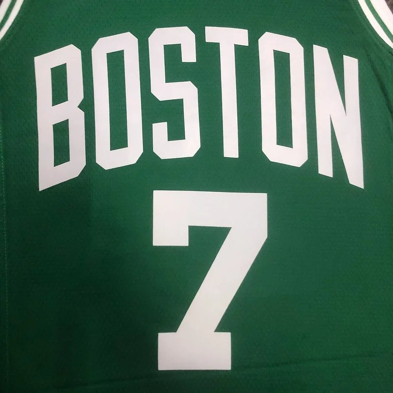 2023 Season NBA Boston Celtics Basketball Jersey Green #7 BROWN