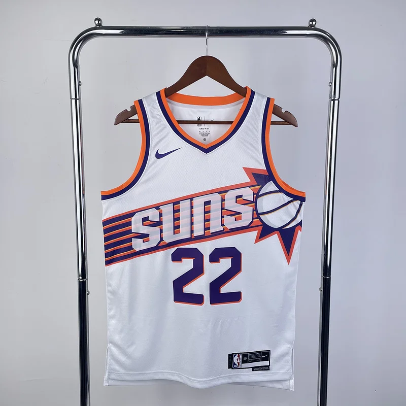 2024 Season NBA Phoenix Suns Basketball jersey Home White #22 AYTON