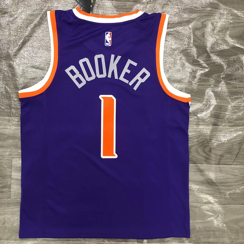 NBA Phoenix Suns Basketball jersey Purple #1 BOOKER